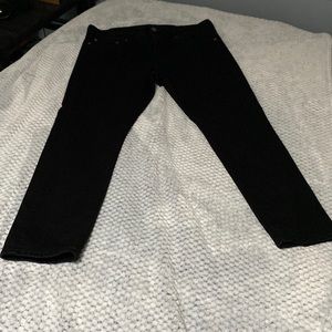 American Eagle Flex Fit, Black Denim, 36/30